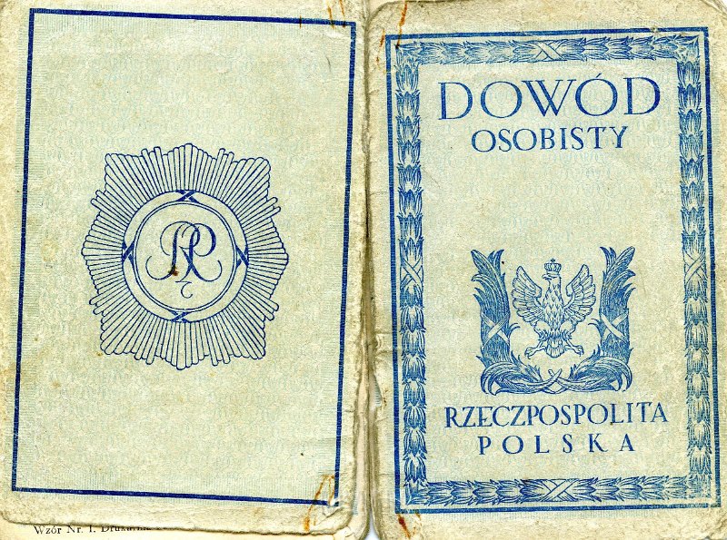 KKE 6027-1.jpg - KKE 6027-1/6027-9 – Dok. Dowód osobisty Zofii Stankowej – babcia Piotra Sikorskiego, Żołkiew, 2 X 1923 r.